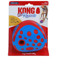 Kong Rewards Wally - Hondenspeelgoed - Ø12.5 cm Rood Blauw M/L