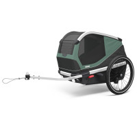Thule Fietskar Bexey Groen&Zwart&Aluminium - Hondenfietskar - 79x70x90 cm
