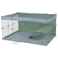 Zolux Neolife Konijnenverblijf - Dierenverblijf - 140x105x70 cm Groen Blauw