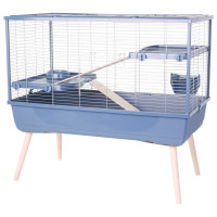 Zolux Neolife 100 Knaagdierkooi - Dierenverblijf - 99x54x92 cm Blauw