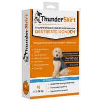 Thundershirt Ontspannend Vest Voor Gestreste Honden Grijs - Direct rustgevend - Medium >11-18 Kg