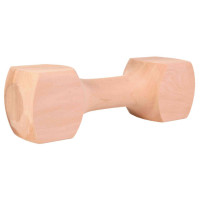 Trixie Apporteerblok Hout Vierkant 25 cm - Hondenspeelgoed - 650 g