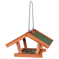 Trixie Natura Voederhuis. Ophangbaar - Voederhuis - 30x18x28 cm Bruin