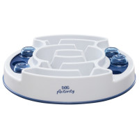 Trixie Dog Activity Slide & Feed Denkspel - Hondenspeelgoed - 30x27 cm Wit Dark Navy Level 1