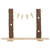 Trixie Natural Living Voerboom Duo - Ruif - 53x34x25 cm