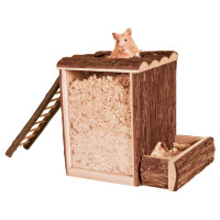 Trixie Natural Living Speel- En Graaftoren - Speelgoed - 25x24x20 cm