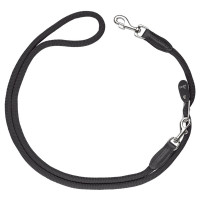 Hunter Variolijn Freestyle Nylon Rond 260x1 cm - Hondenriem - Zwart