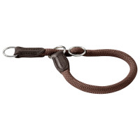 Hunter Sliphalsband Freestyle Rond Bruin - Hondenhalsband - 45 cm