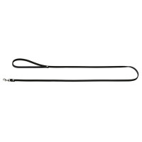 Hunter Looplijn Softie - Hondenriem - 110x2 cm Zwart