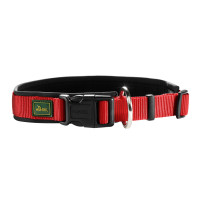 Hunter Klikhalsband Vario Plus Rood&Zwart - Hondenhalsband - L 50-55x2.5 Cm