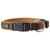 Hunter Klikhalsband Neopreen Vario Plus Bruin&Caramel - Hondenhalsband - S 30-35x2.0 Cm