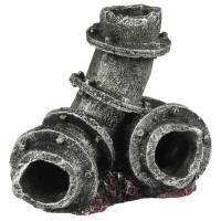 Aqua Della Metalen Buizen - Aquarium - Ornament - 11.2x7x10.7 cm
