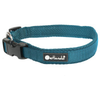 Petlando Hondenhalsband Mesh Petrol - Klikhalsband - Xl 55-60x4 Cm