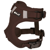 Petlando Hondenharnas Mesh Vest Mokka - Hondentuig - Xxs 14-18/25-34 Cm