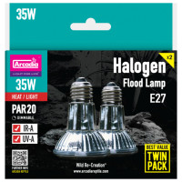 Arcadia Halogen Basking Spot Twin Pack - Verwarming - 35 Watt E27