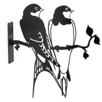 Wildbird Metal Bird Boerenzwaluw - Tuindecoratie - Zwart