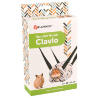 Flamingo Hamsterhuis Clavio Horizontale Hanger - Kooi Accessoire - 16x11x11 cm Multi-Color