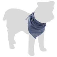 Flamingo Bandana Blauw - Hondenkleding - 80x37 cm