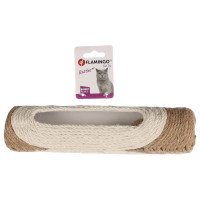 Flamingo Koker Met Ballen Cooper - Kattenspeelgoed - 29x7.5x6.5 cm Bruin