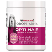 Versele-Laga Oropharma Opti Hair Dog Tegen Haaruitval - Voedingssupplement - Huid - Vacht - 130 g Granules