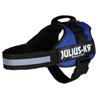 Julius-K9 Powerharness Blauw - Hondenharnas - L/1 66-85x5.0 Cm