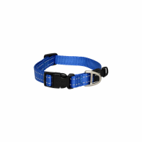 Rogz Utility Halsband Blauw - Hondenhalsband - M 26-40x1.6 Cm