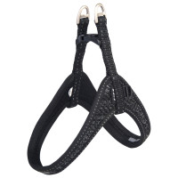Rogz Utility Fast Fit Tuig Zwart - Hondenharnas - 36 cm