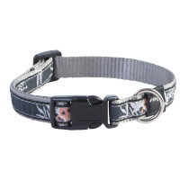 Rogz Scooter Halsband Island - Hondenhalsband - Coral Zilver M