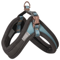 Rogz Urban Fast Fit Tuig Turquoise&Grijs&Rosé - Hondenharnas - Xs