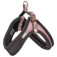 Rogz Urban Fast Fit Tuig Roze&Grijs&Rosé - Hondenharnas - Xs/S