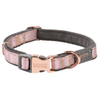 Rogz Urban Halsband Roze&Grijs&Rosé - Hondenhalsband - S
