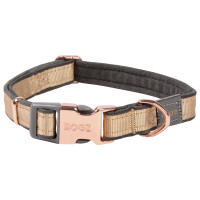 Rogz Urban Halsband Goud&Grijs&Rosé - Hondenhalsband - M