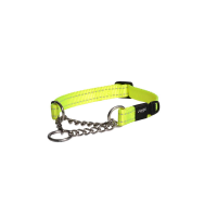 Rogz Utility Sliphalsband Ketting Geel - Hondenhalsband - M 31-45x1.6 Cm