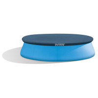 Intex Afdekzeil Easy Set Rond 28021 - Afdekzeilen - Ø305 cm Grijs