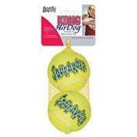 Kong Air Squeaker Ball Geel Large 2 st - 8 cm