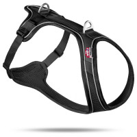 Curli Belka Magnetic Comfort Harness - Hondentuig - Zwart 58-62 Cm