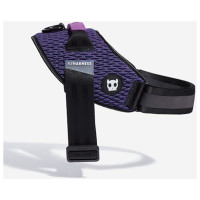 Zee.Dog Flyharnass Wicked Paars&Zwart - Hondenharnas - 34-45 Cm