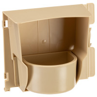 Ferplast Voerbak Brava 4 - Vogel - Voerbak- Drinkbak - 16.5x9.5x14 cm Assorti