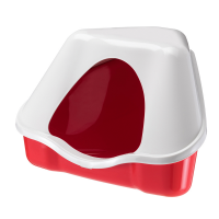 Ferplast Konijnentoilet Nora 3c - Dierenverblijf - 50x34x22 cm Assorti
