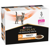 Pro Plan Veterinary Diets Feline Om Obesity Management - Kattenvoer - Kip 10x85 g