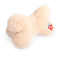 All For Paws Little Buddy Heart Beat Pillow - Hondenspeelgoed - 27x19x15.5 cm Wit