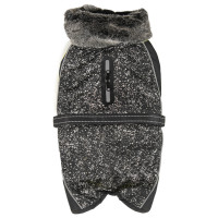 Dgs Meteor Aspen Parka Winter Jas - Hondenkleding - 46 cm Zwart
