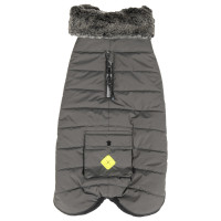Dgs Hemlock Puffy Jas - Hondenkleding - 30 cm Grijs