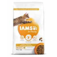 10+3kg Iams Cat Hairball Control Kip (Max 2 per bestelling)