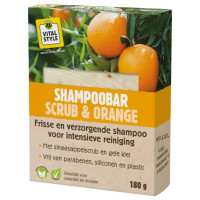 Vitalstyle Shampoobar Scrub & Orange - Paardenvachtverzorging - 180 g