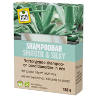 Vitalstyle Shampoobar Smooth & Silky - Paardenvachtverzorging - 180 g