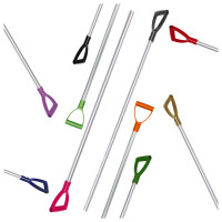 Homestyle Mestvork Steel Aluminium Met Handvat 115 cm - Stalbenodigdheden - Pink
