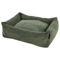 Wooff Cocoon Rib Olijfgroen - Hondenmand - 90x70x22 cm