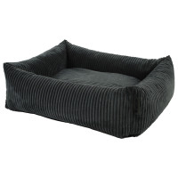 Wooff Cocoon Rib Antraciet - Hondenmand - 60x14x18 cm