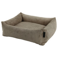 Wooff Cocoon Rib Taupe - Hondenmand - 90x70x22 cm